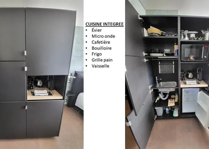 公寓 Appart, Face Mer, Balneo *